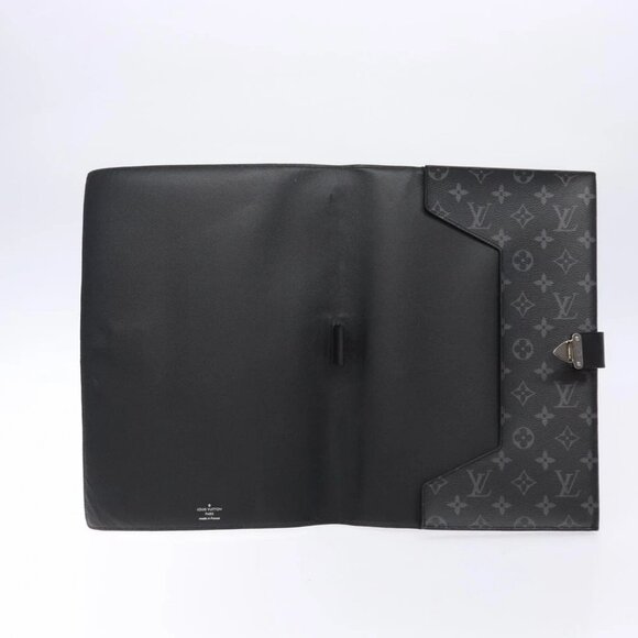 LOUIS VUITTON Monogram Eclipse Porte Documents Frank GM - Picture 13 of 16